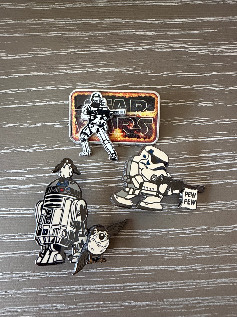 Star Wars Pin Collection - Black, White, Orange